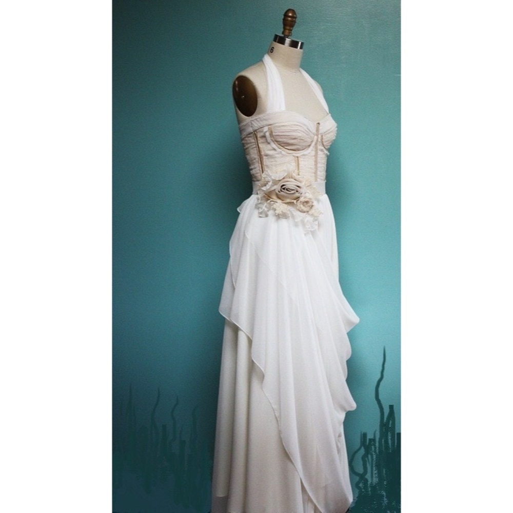 One of a kind handmade wedding dress